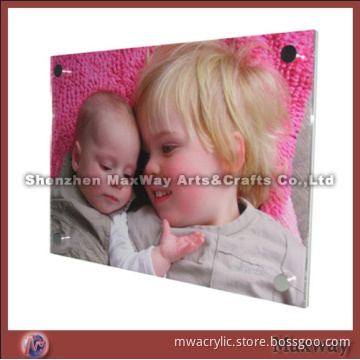 5mm Thickness Wall Mounted Clear Hot Selling Acrylic Picture Frame